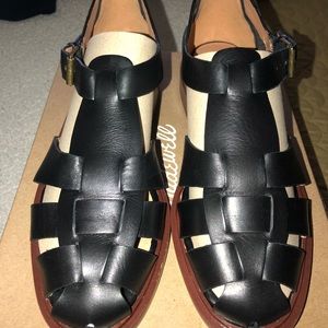 Madewell fisherman flats size 8.5 womens